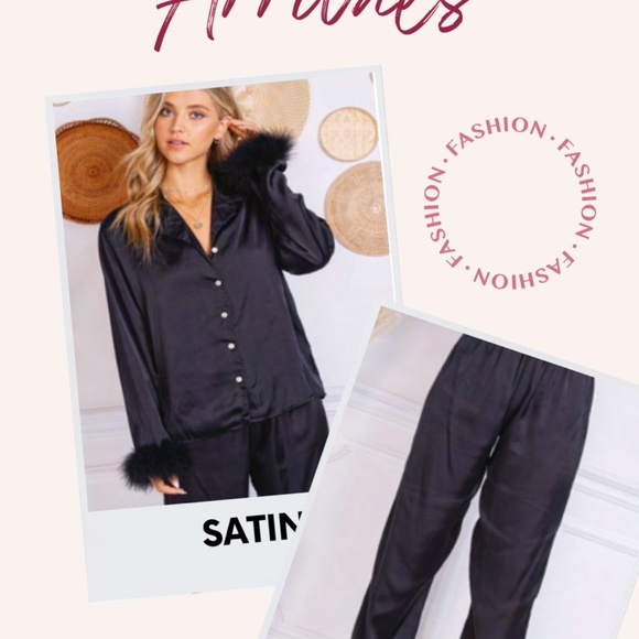 Satin Pajama Set - Picture 3 of 5